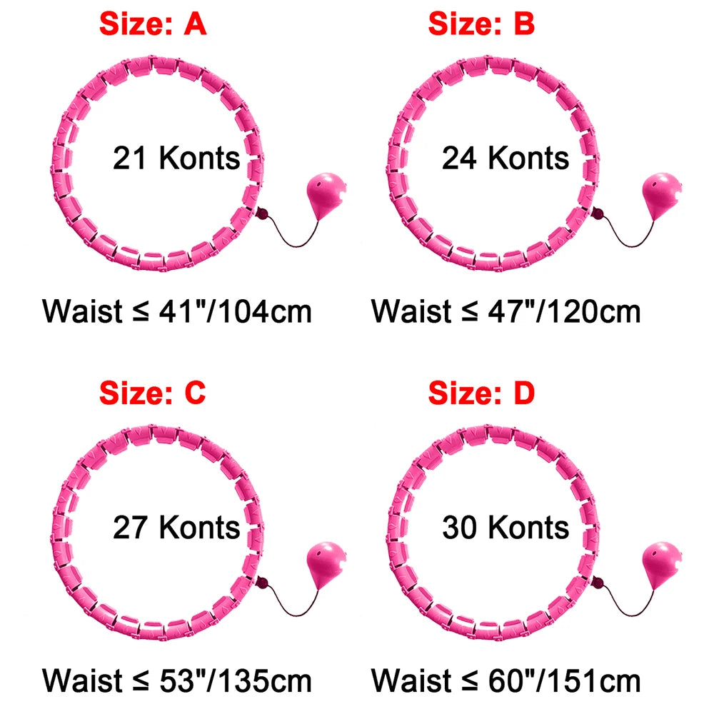 Smart Fitness Hoop – Adjustable Home Workout Hoop