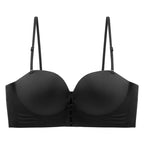FINETOO Front Closure Sexy Push Up Bra Women Invisible Bras Underwear Lingerie For Female Brassiere Strapless Seamless Bralette