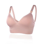Maternity Nursing Bra for Breastfeeding Women Open-Bust Sleepwear Lactating Bralette Comfortable Underwear for Pregnant Mothers