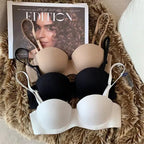 Seamless Bras For Women Underwear Push Up Bra 1/2 Cup Bralette Comfort Soft Invisible Brassiere Non-wire Simple Sexy Lingerie