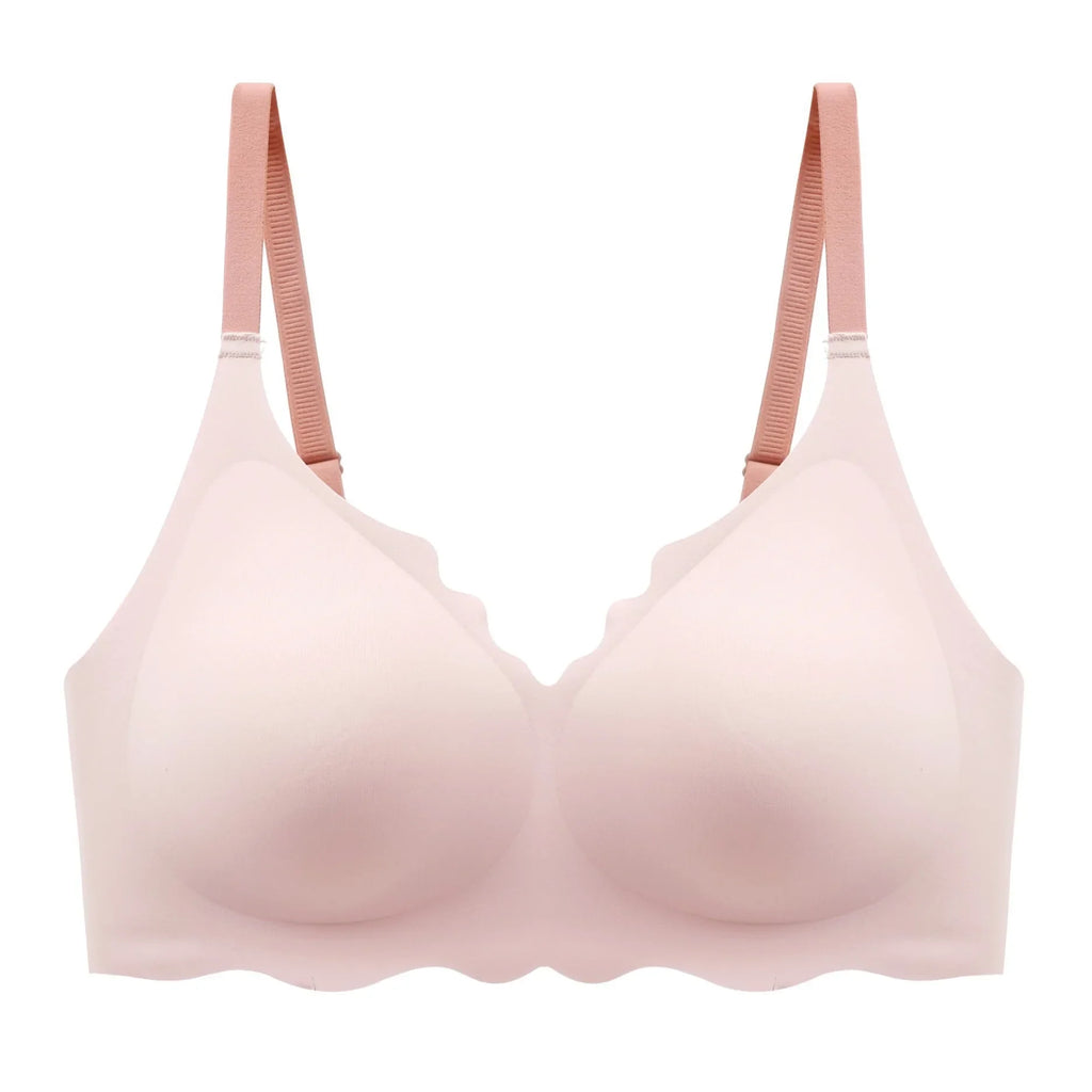 Sexy Seamless Breathable Underwear Women's No Wires Gathering Beautiful Back Sports Breast Reducing Sleeping Bra for Women
