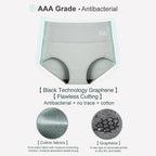 5 Pack Women's Cotton High Waisted Underwear - Tummy Control & Butt Lift, Graphene Antibacterial, Breathable Comfort, No Ride Up