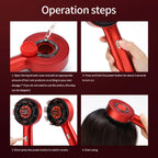 AFDEAL Electric Scalp Massager & Serum Applicator with Red Light