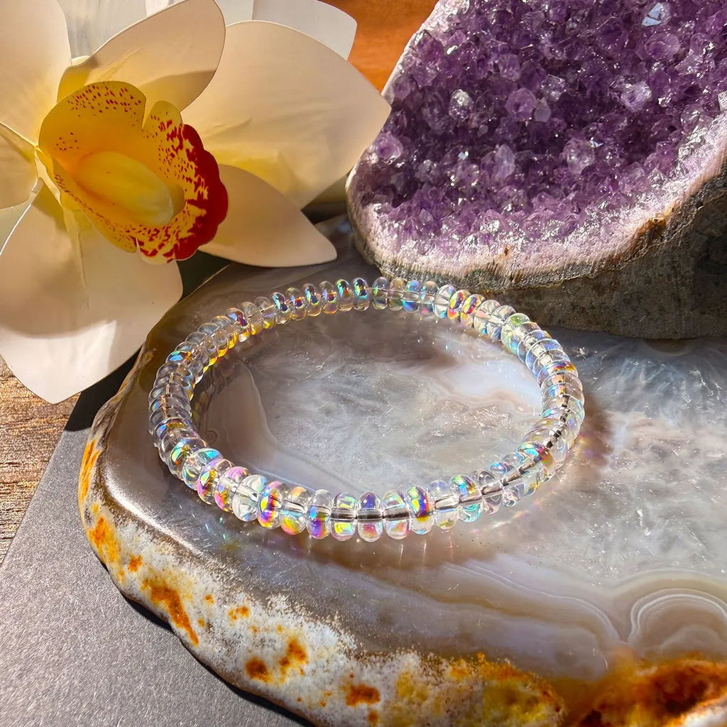 Natural Ethiopian Opal Stretch Bracelet – Women’s Wellness Jewelry