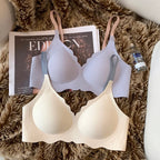 Sexy Seamless Breathable Underwear Women's No Wires Gathering Beautiful Back Sports Breast Reducing Sleeping Bra for Women