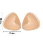 Thicken Chest Push Up Sticky Bra Double Sided Women Swimsuit Bikini Removeable Silicone Self-adhesive Cup Enhancer Chest Pad