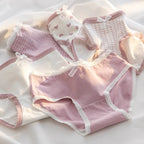 5Pcs/Lot Cute Love Cotton Panties For Women Underwear Print Panty Girls Briefs Breathable Soft Underpants Female Sexy Lingerie