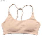 No Logo Twist Back Bra Woman Seamless Yoga Underwear High Support Backless Sports Bra Running Workouts Top Running Gym Bra