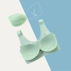 2PCS sexy bra lingerie Plus Size 4XL Seamless Bralette Wire Free Bras For Women Underwear Lingerie Sleep Brassiere Breathable