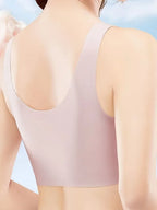Seamless Solid Wireless Bra Comfy Breathable Full Coverage Everyday Bra Women's Lingerie Underwear