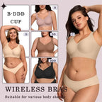 Soft Support V-Neck Comfort Bra