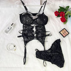 Erotic Sexy Lace Bra And Panty Underwear Set For Woman Transparent Lace Bra Exotic Lingerie Sets  Porn Sensual Luxury Lingerie