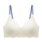 Sexy Seamless Breathable Underwear Women's No Wires Gathering Beautiful Back Sports Breast Reducing Sleeping Bra for Women