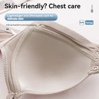 New Large Size Front Buckle Sexy Push up WOMEN'S Bra Adjustable Thin Cup Breathable Comfortable Middle-aged Mom Ladies Underwear
