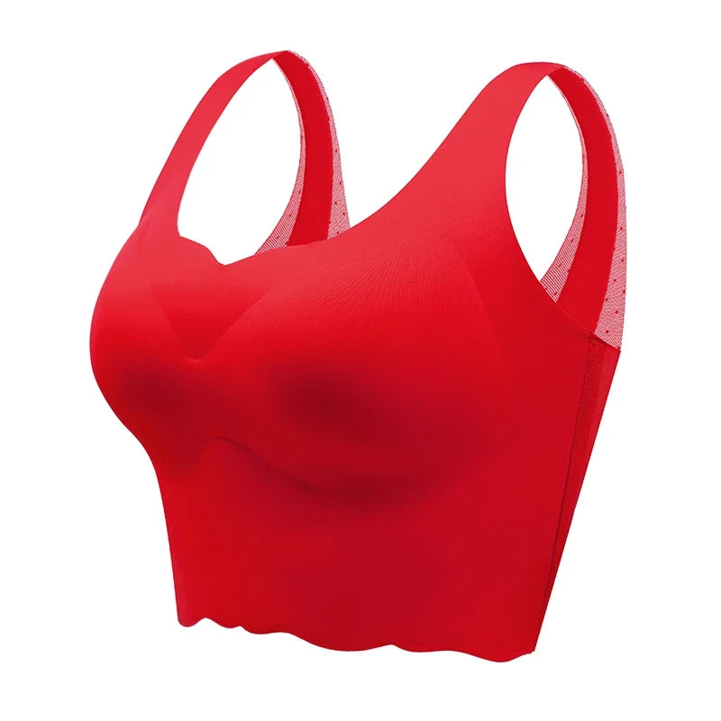 M-6XL Wireless Seamless Bra for Women Sleeping Vest Bra Ultra Thin BH Breathable Bralette Invisible Sports Bra Push Up Underwear