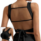 Cloud Hide Black Sports Bra Women Fitness HOT Girl Underwear Push Up Yoga Crop Top Bras Solid Athletic Vest Gym Shirt Sportswear