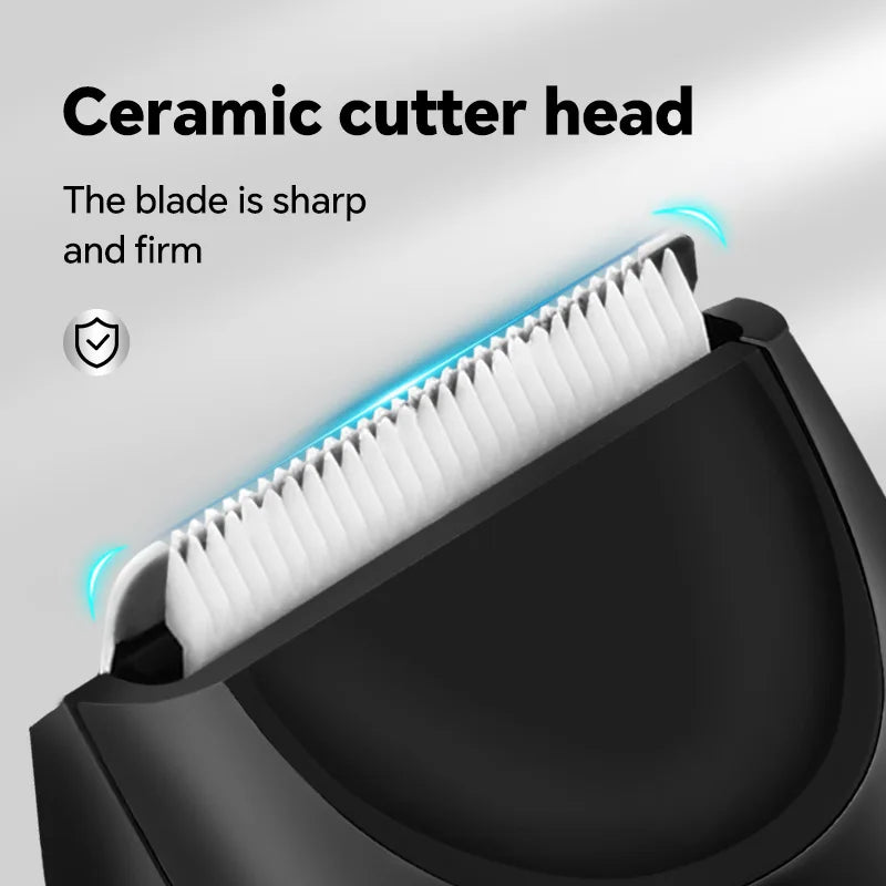 Electric Groin Trimmer for Men Waterproof Ball Trimmer for Pubic/Body