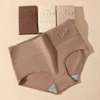 4PCS High Waist Women's Panties Body Shaper Underwear Breathable Cotton Underpants  Plus Size M-5XL Panty Slimming Female Briefs