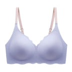 Sexy Seamless Breathable Underwear Women's No Wires Gathering Beautiful Back Sports Breast Reducing Sleeping Bra for Women