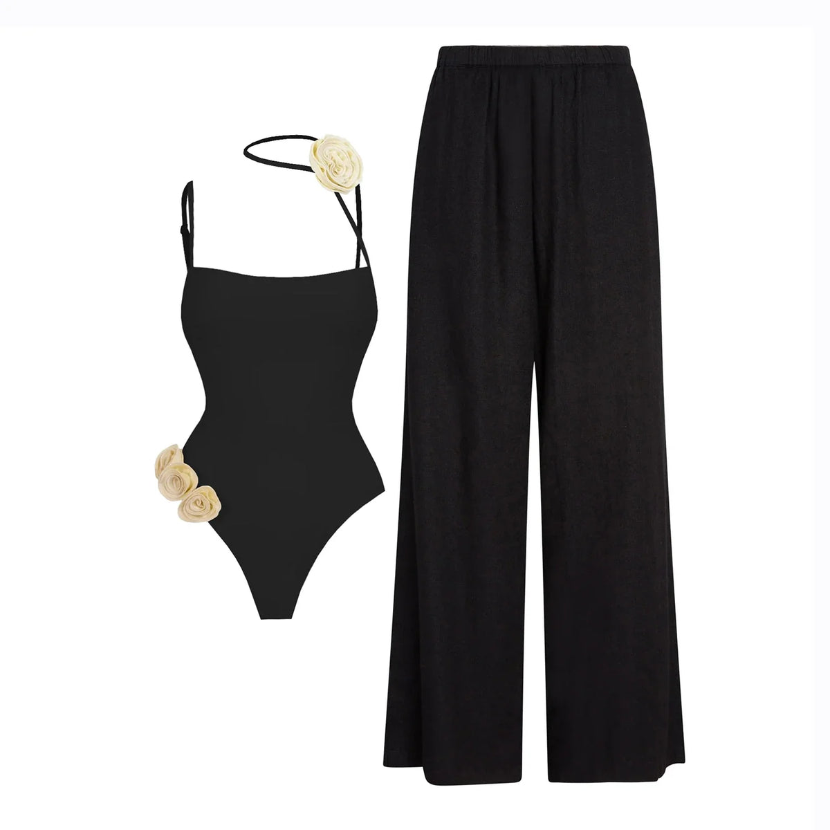 2025 New Arrival Push Up One Piece Swimsuit Ruffle Beach Wear Swimwear Women Wrap Skirt Swimsuit Cover Up Sexy Sarong Plage