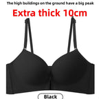 10cm Extreme Front Closure Push Up Bra - Ultra Thick Padded Lift Halter Neck for Small Chest, Deep Plunge Sexy Lingerie