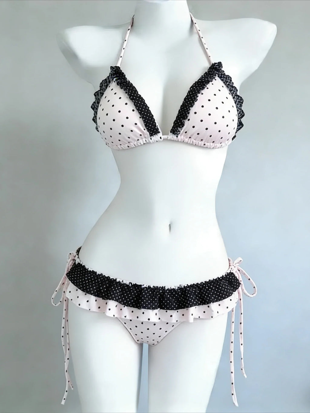 Trendy Ladies High Waisted Bikini Set Tummy Control Swimwear Breathable Quick Dry Stylish Beachwear Pool Party Outfit 2026 New