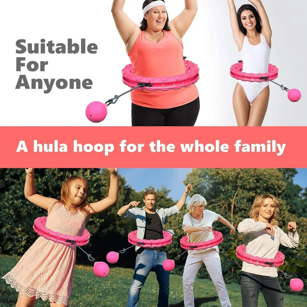 Smart Fitness Hoop – Adjustable Home Workout Hoop