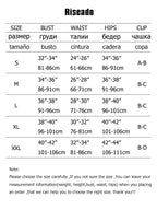 Riseado 2025 New Trend Women Sexy Tummy Control One Piece Swimsuit Retro Bathing Suit