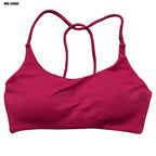 No Logo Twist Back Bra Woman Seamless Yoga Underwear High Support Backless Sports Bra Running Workouts Top Running Gym Bra