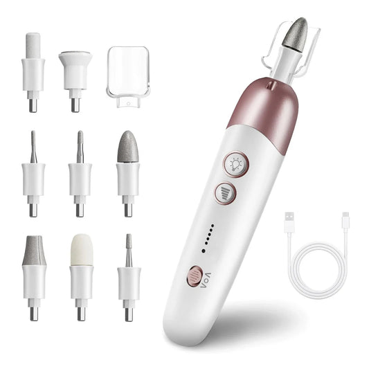 Cordless Electric Nail File Set Portable Nail Drill Machine for Hand