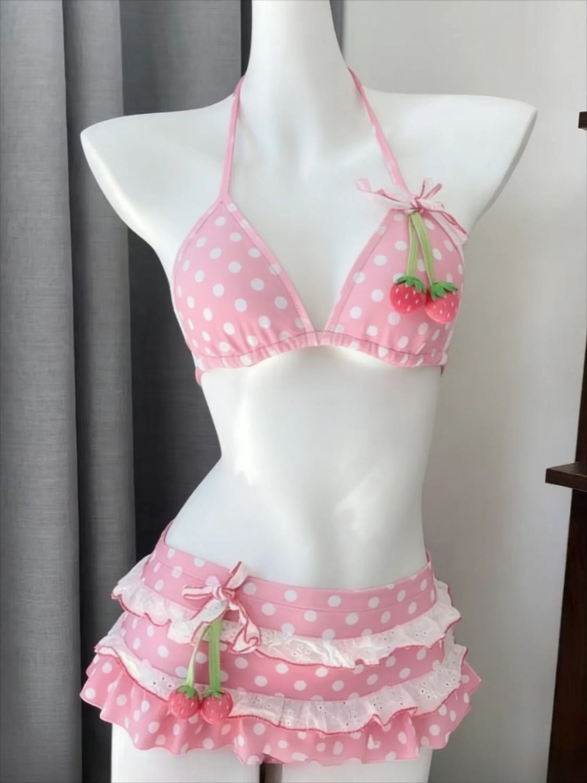 Trendy Ladies High Waisted Bikini Set Tummy Control Swimwear Breathable Quick Dry Stylish Beachwear Pool Party Outfit 2026 New