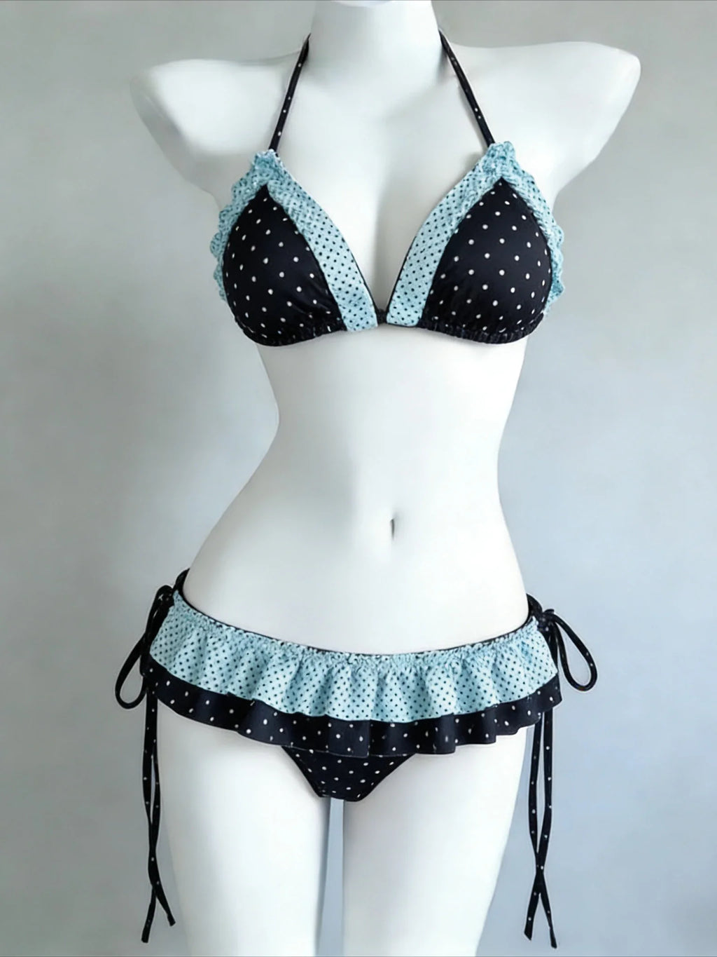 Trendy Ladies High Waisted Bikini Set Tummy Control Swimwear Breathable Quick Dry Stylish Beachwear Pool Party Outfit 2026 New
