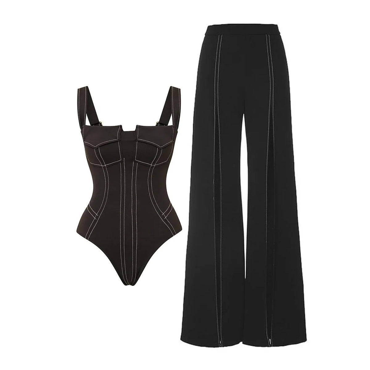 2025 New Arrival Push Up One Piece Swimsuit Ruffle Beach Wear Swimwear Women Wrap Skirt Swimsuit Cover Up Sexy Sarong Plage