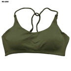 No Logo Twist Back Bra Woman Seamless Yoga Underwear High Support Backless Sports Bra Running Workouts Top Running Gym Bra