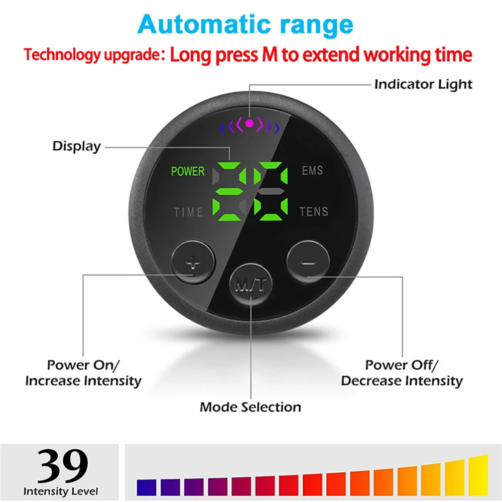 Brangdy EMS Toning Belt – Abdominal & Body Muscle Stimulator