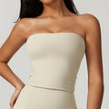 Strapless Yoga Vest for Women Sexy Beautiful Back Sports Bra for Women's Underwear Gym Shock-absorbing Quick Drying Fitness Top