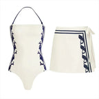 2025 High Quality One Piece Swimsuit Floral Ruffle Printed Push Up Women Bikini Set Swimwear Slimming Bathing Suit Beach Wear