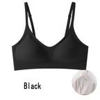 Women's bra, seamless underwear, large breasts, small breasts, gathering, thin semi-fixed cup, beautiful back bra, sexy