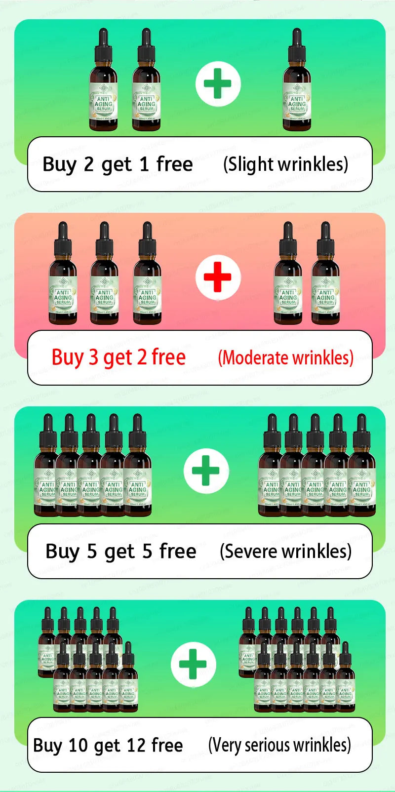 POZOAMIS Anti-Aging Serum – Advanced Wrinkle Treatment Combo