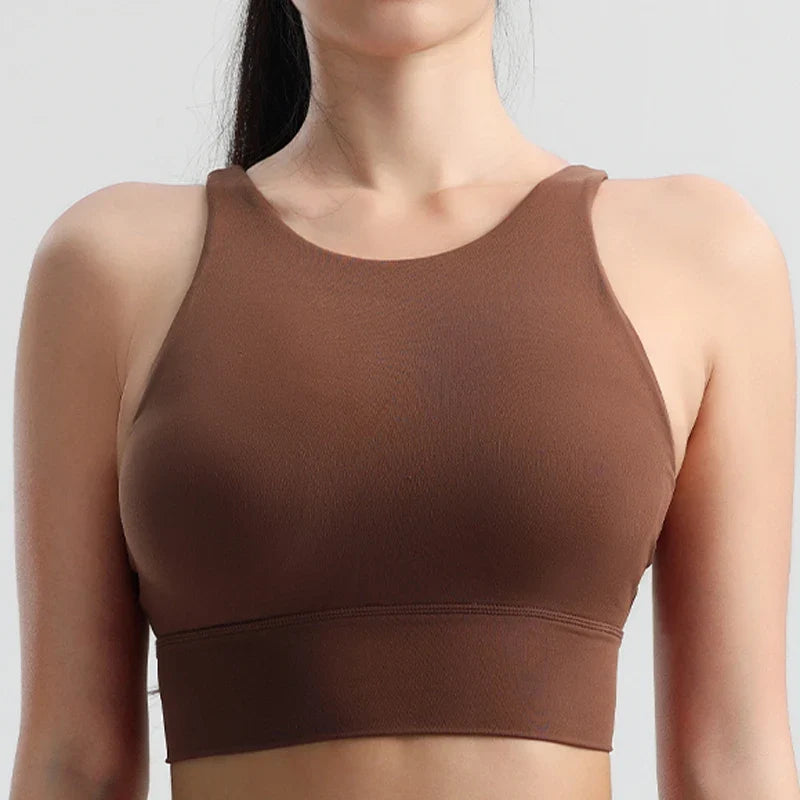 Fitness Bra New Women's Sports Underwear High Intensity Sports Yoga Underwear Quick Dry Shockproof Yoga Bottom Shirt