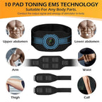 Brangdy EMS Toning Belt – Abdominal & Body Muscle Stimulator