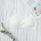 Open Back Tank Top Brassiere Comfortable Seamless Sexy Push Up Bra Tube Top Sleep Tops Intimate Underwear Women Bra Lingerie