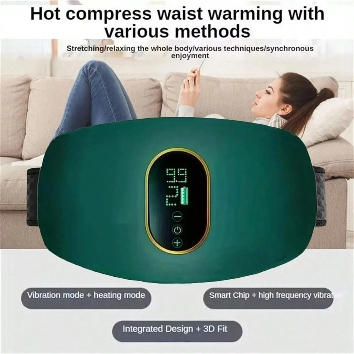 Portable Vibration Body Massager – Waist & Body Relaxation