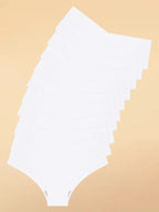10pcs Hot Sale Women's Panties Seamless Underwear Ultra-thin Solid Briefs Female V-Waist 10 Colors panty Silk Lingerie