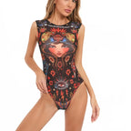 New High Waist Sexy Swimsuit Women Summer Bathing Suit Bikini Set Sleeveless Swimwear Women Beach Swimming Suit For Female