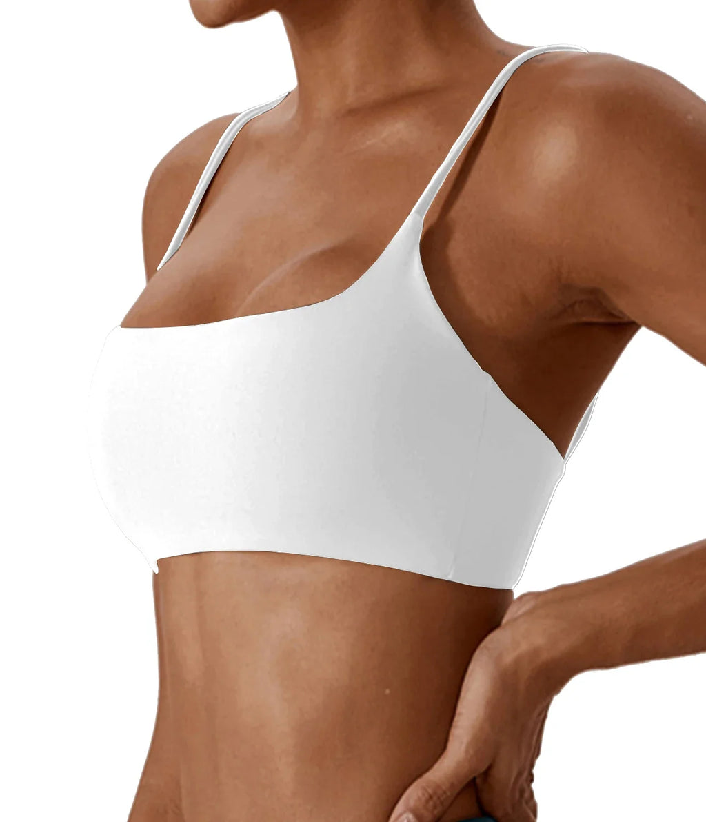 Super soft fabric back cross sports bra fitness top women's high-quality yoga clothes women's fitness running bra fitness yoga b