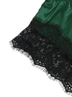 2PCS Women's Satin Pajama Set Lace Cami Top and Shorts Sexy Lingerie Sleepwear Summer Breathable Nightwear Black And Pink