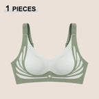 1/2Pcs/Set Women Push Up Bras Seamless Comfortable Angel Wings Bras Set Trendy Soft Breathable Underwear Female No Wire Lingerie