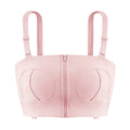 Maternity Bra Hands Free Pumping Bra Adjustable Cotton Breast Pump Bra No Steel Ring Nursing Bra for Breast Pump