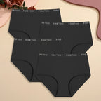 4Pcs S-XXL Cotton High Waist Underpants Women's Seamless High Elastic Belt Panties Comfortable Sports Briefs Breathable Lingerie